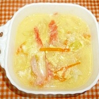 野菜たっぷり 卵スープ